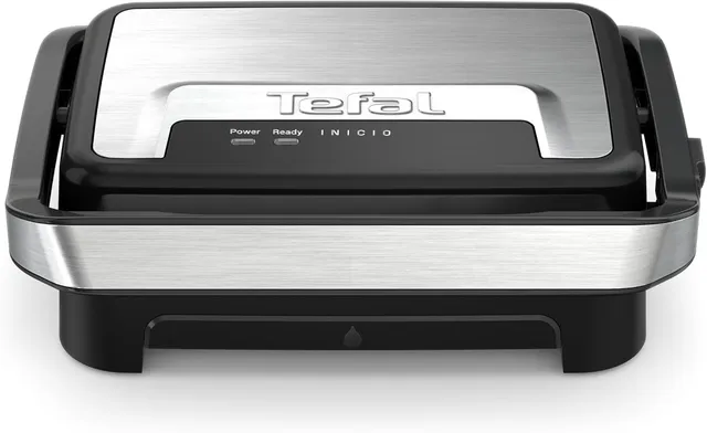 tefal-inicio-compact-gc270d10-2-in-1-kontakt-und-paninigrill-1000-w-edelstahlgeh image 1