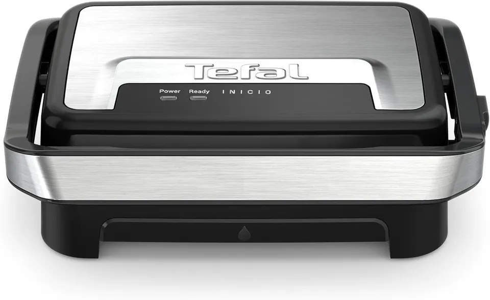 tefal-inicio-compact-gc270d10-2-in-1-kontakt-und-paninigrill-1000-w-edelstahlgeh image 1