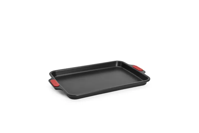 woll-bakeware-backblech-33-x-23-cm-mit-silikongriffen-pfas-freies-diamantverst-r image 1