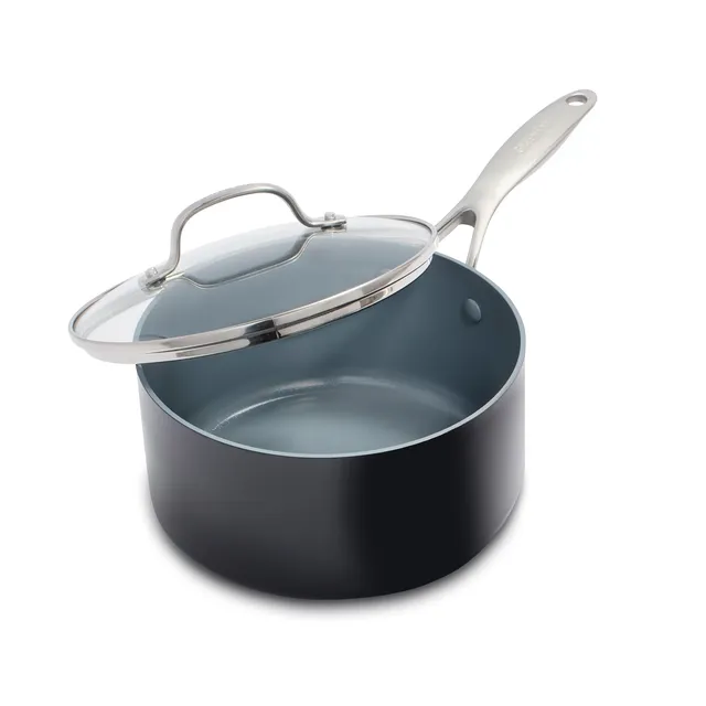greenpan-valencia-pro-stielkasserolle-18-cm-2-l-mit-glasdeckel-pfas-freie-thermo image 1
