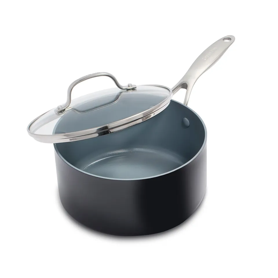 greenpan-valencia-pro-stielkasserolle-18-cm-2-l-mit-glasdeckel-pfas-freie-thermo image 1