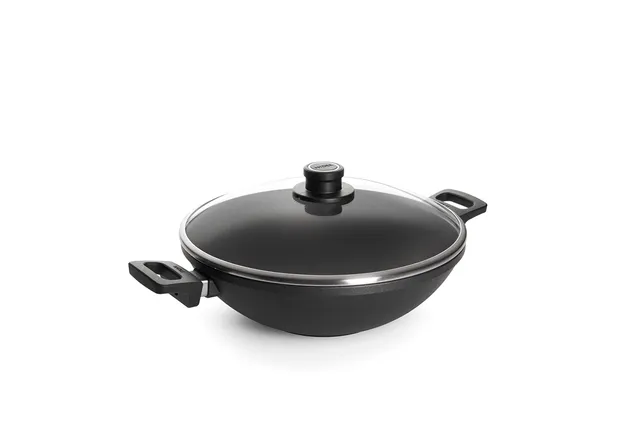 woll-nowo-titanium-wok-und-r-hrpfanne-32-cm-mit-glasdeckel-11-cm-hoch-aluguss-2- image 1