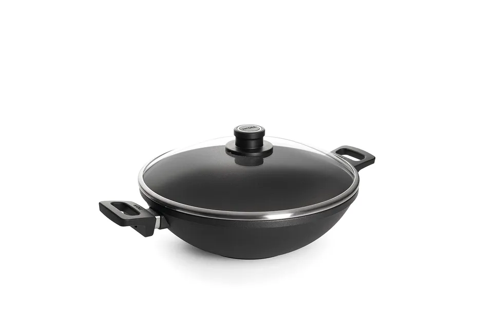 woll-nowo-titanium-wok-und-r-hrpfanne-32-cm-mit-glasdeckel-11-cm-hoch-aluguss-2- image 1