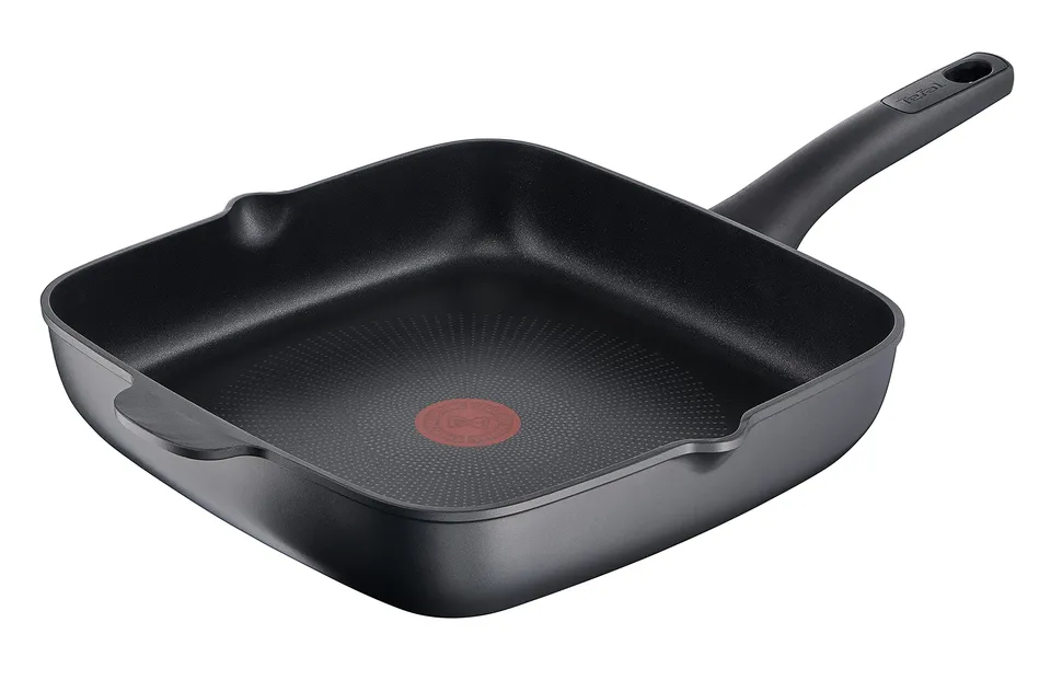 tefal-ultimate-tiefe-vierecks-bratpfanne-e23540-aluminiumguss-mit-induktion-tita image 1