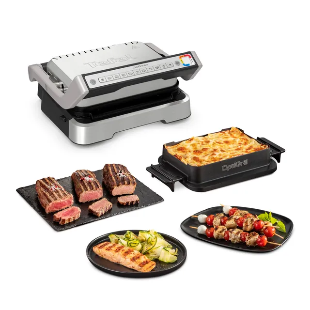tefal-optigrill-4in1-gc776d10-intelligenter-kontaktgrill-mit-bbq-backofen-und-ko image 1