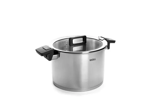 woll-concept-hoher-kochtopf-mit-deckel-24-cm-7-6-l-induktionsgeeignet-18-10-edel image 1