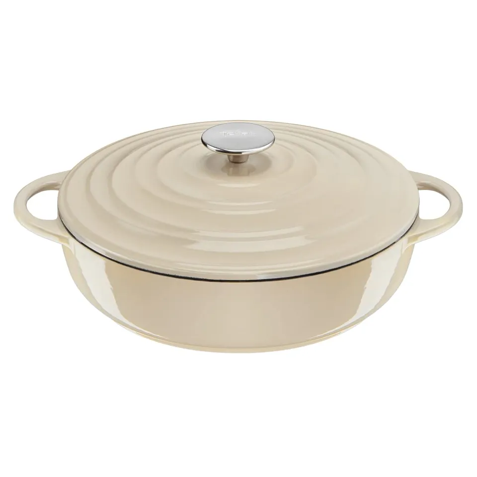 tefal-lov-servierpfanne-28-cm-gusseisen-aus-97-wiedergewonnenem-eisen-emaille-in image 1