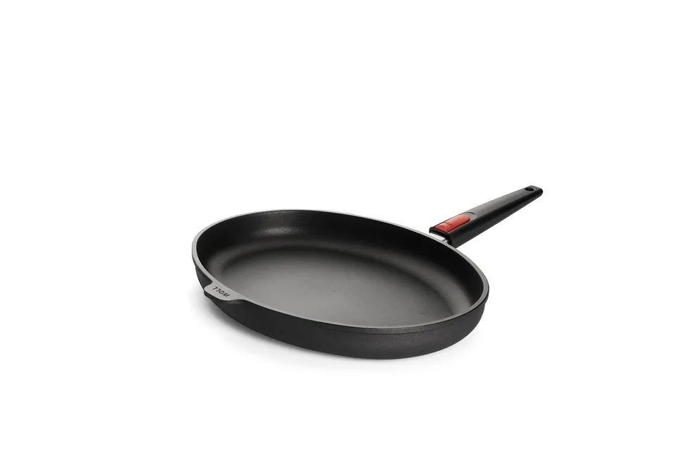 woll-nowo-titanium-fischpfanne-oval-38-x-28-4-cm-mit-abnehmbarem-stiel-aluminium image 1