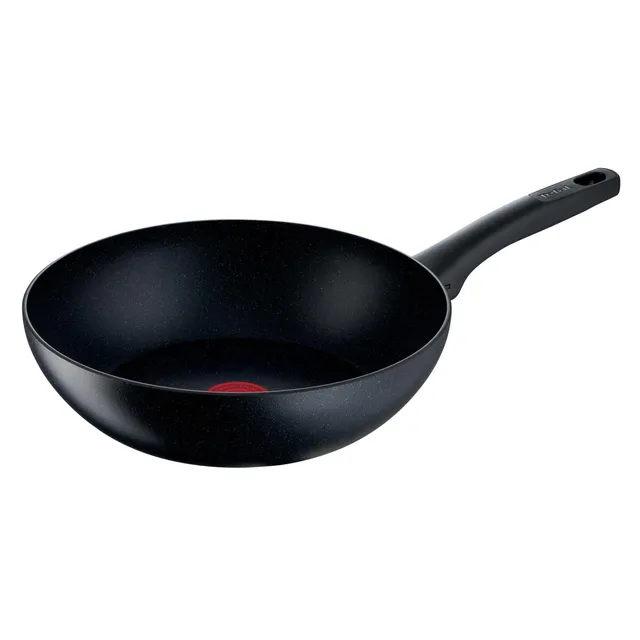 tefal-black-stone-wokpfanne-28-cm-g28119-mineralia-antihaft-thermo-signal-indukt image 1