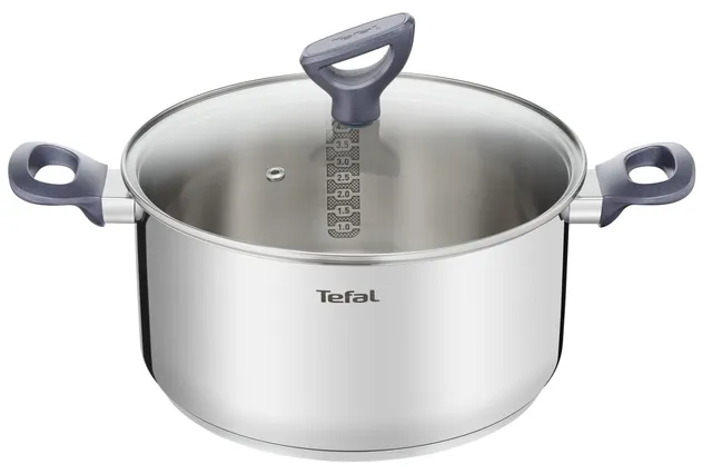 tefal-daily-cook-g71246-kochtopf-24-cm-mit-glasdeckel-und-dampfauslass-18-10-ede image 1