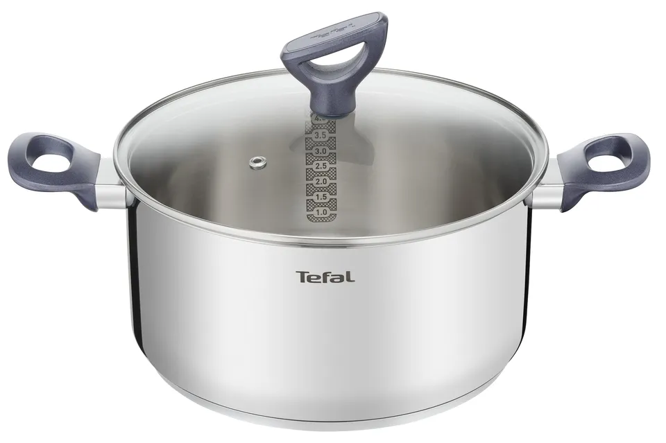 tefal-daily-cook-g71246-kochtopf-24-cm-mit-glasdeckel-und-dampfauslass-18-10-ede image 1