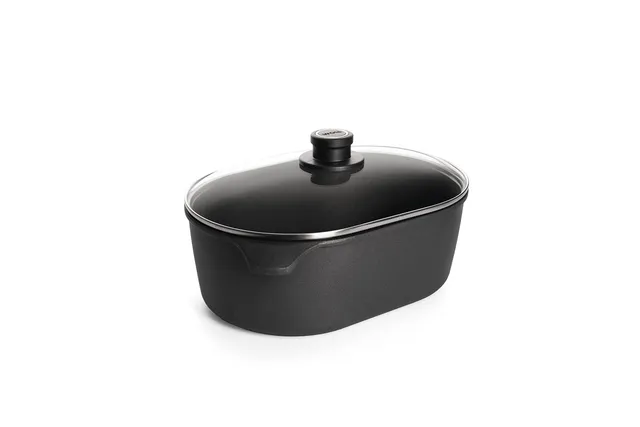 woll-nowo-titanium-br-ter-32-x-22-cm-mit-glasdeckel-6-liter-aluguss-mit-titanium image 1