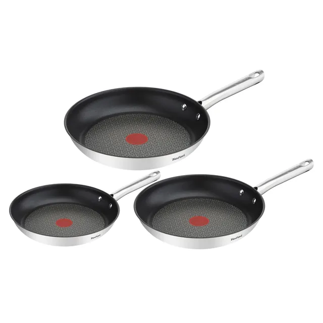 tefal-duetto-3-teiliges-pfannenset-20-24-28-cm-mit-thermo-signal-edelstahl-induk image 1