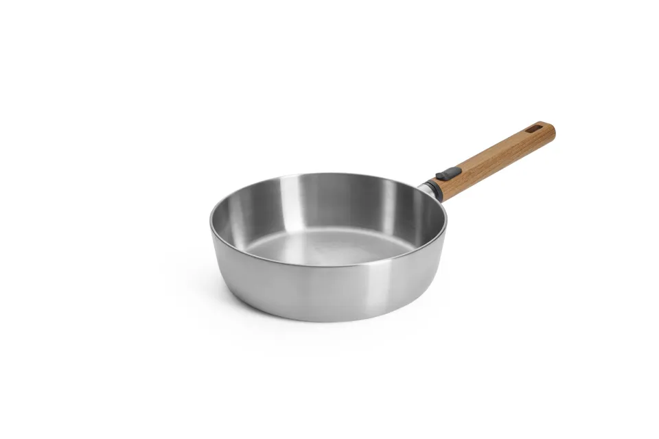 woll-logic-steel-hochrandpfanne-24-cm-7-cm-hoch-edelstahl-pfas-frei-antihaft-abn image 1