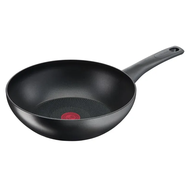 tefal-ultimate-on-wokpfanne-28-cm-g26019-titanium-antihaftversiegelung-mit-therm image 1