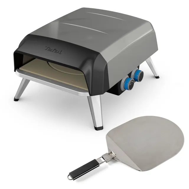 tefal-pizza-pronto-jm413015-gas-pizzaofen-f-r-drau-en-bis-400-c-drehbarer-cordie image 1