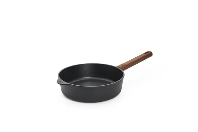 woll-eco-logic-qxr-viereckpfanne-24-x-24-cm-mit-holzstiel-pfas-freie-antihaftver image 1