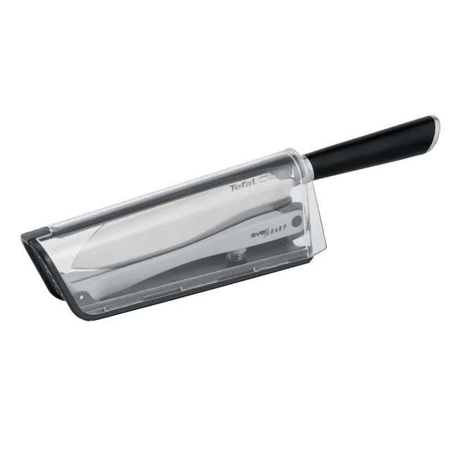 tefal-k25790-eversharp-santokumesser-16-5-cm-mit-integriertem-messersch-rfer-kli image 1