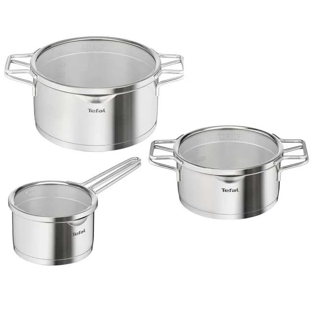 tefal-nordica-topf-und-pfannenset-6-teilig-h852s325-siebdeckel-mit-doppelgriff-s image 1
