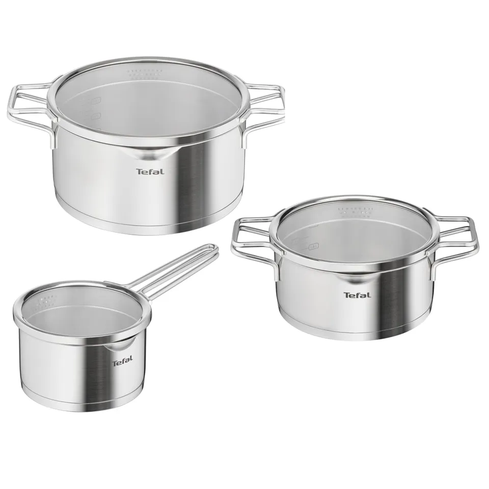 tefal-nordica-topf-und-pfannenset-6-teilig-h852s325-siebdeckel-mit-doppelgriff-s image 1