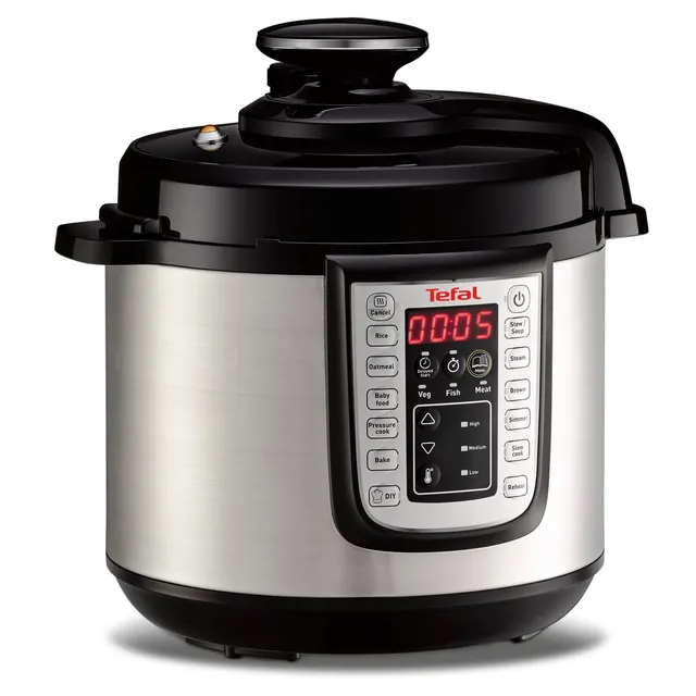 tefal-fast-delicious-multikocher-cy505e-schnellkochtopf-6-l-25-programme image 1