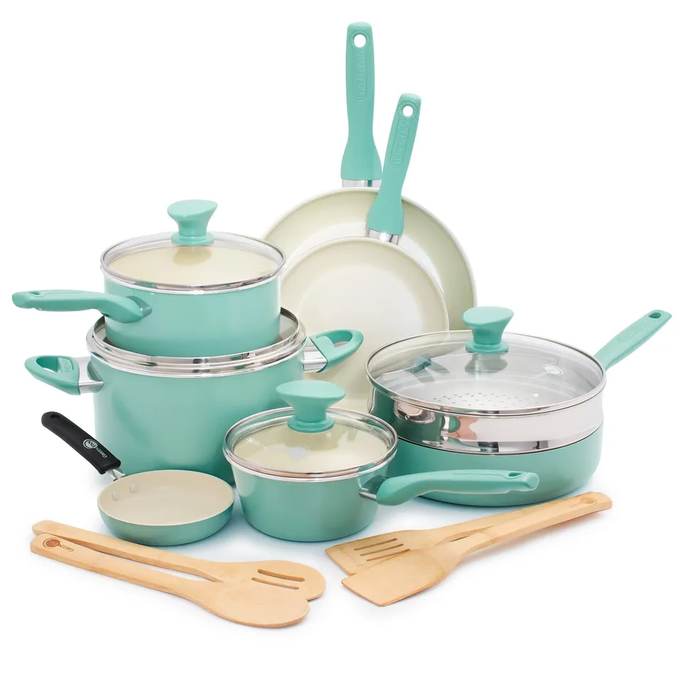 greenpan-rio-16-teiliges-topf-und-pfannenset-keramische-antihaftbeschichtung-pfa image 1