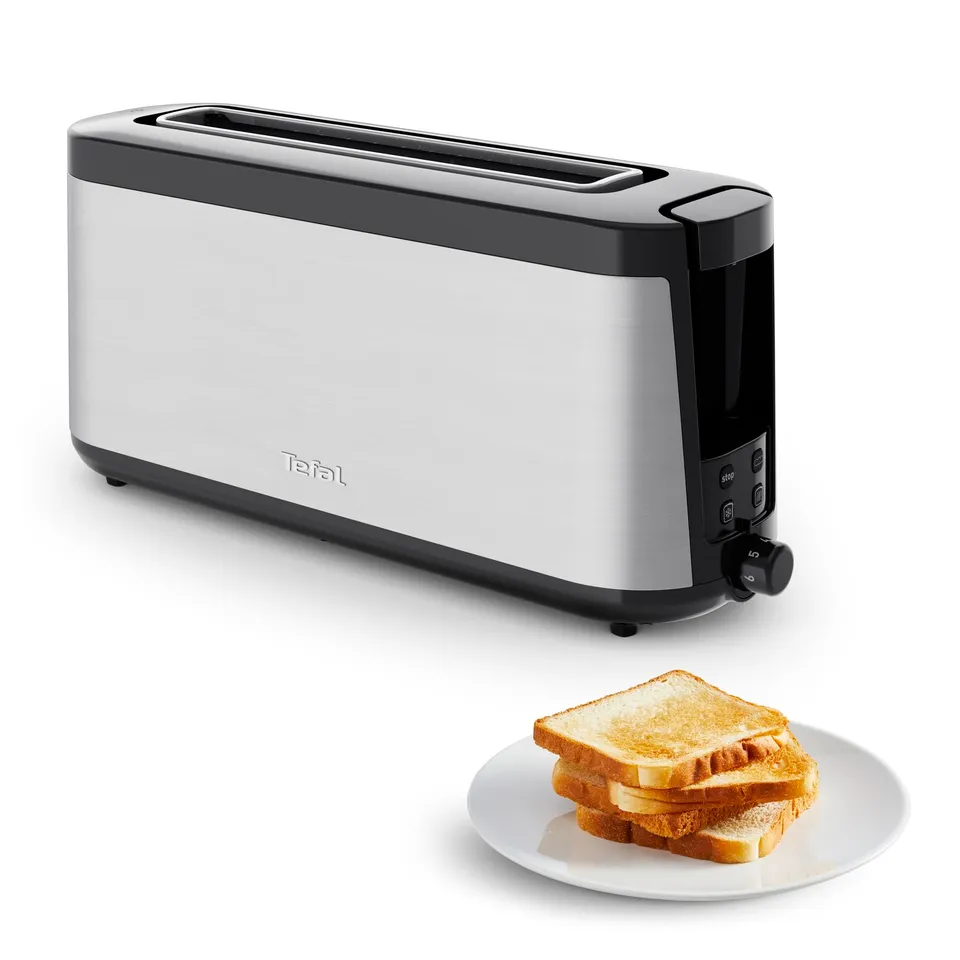 tefal-element-tl430811-langschlitz-toaster-mit-integriertem-br-tchenaufsatz-4-fu image 1