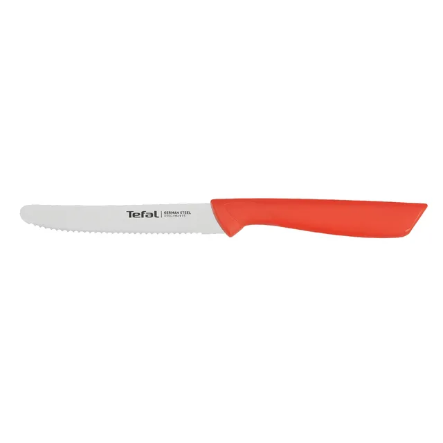 tefal-k27303-colorfood-universalmesser-10-cm-gezahnt-deutscher-edelstahl-korrosi image 1