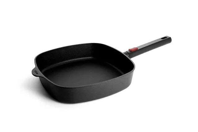 woll-diamond-logic-xr-gusspfanne-viereckig-28-x-28-cm-mit-abnehmbarem-stiel-indu image 1