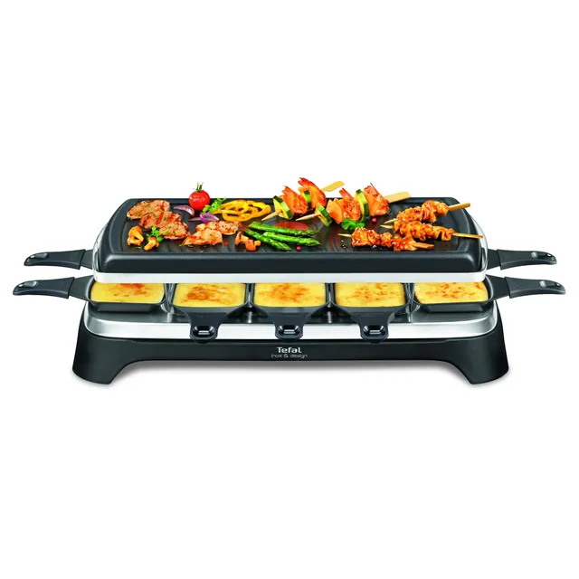 tefal-re4588-raclette-grill-ambiance-raclette-f-r-10-personen-tischgrill-funktio image 1