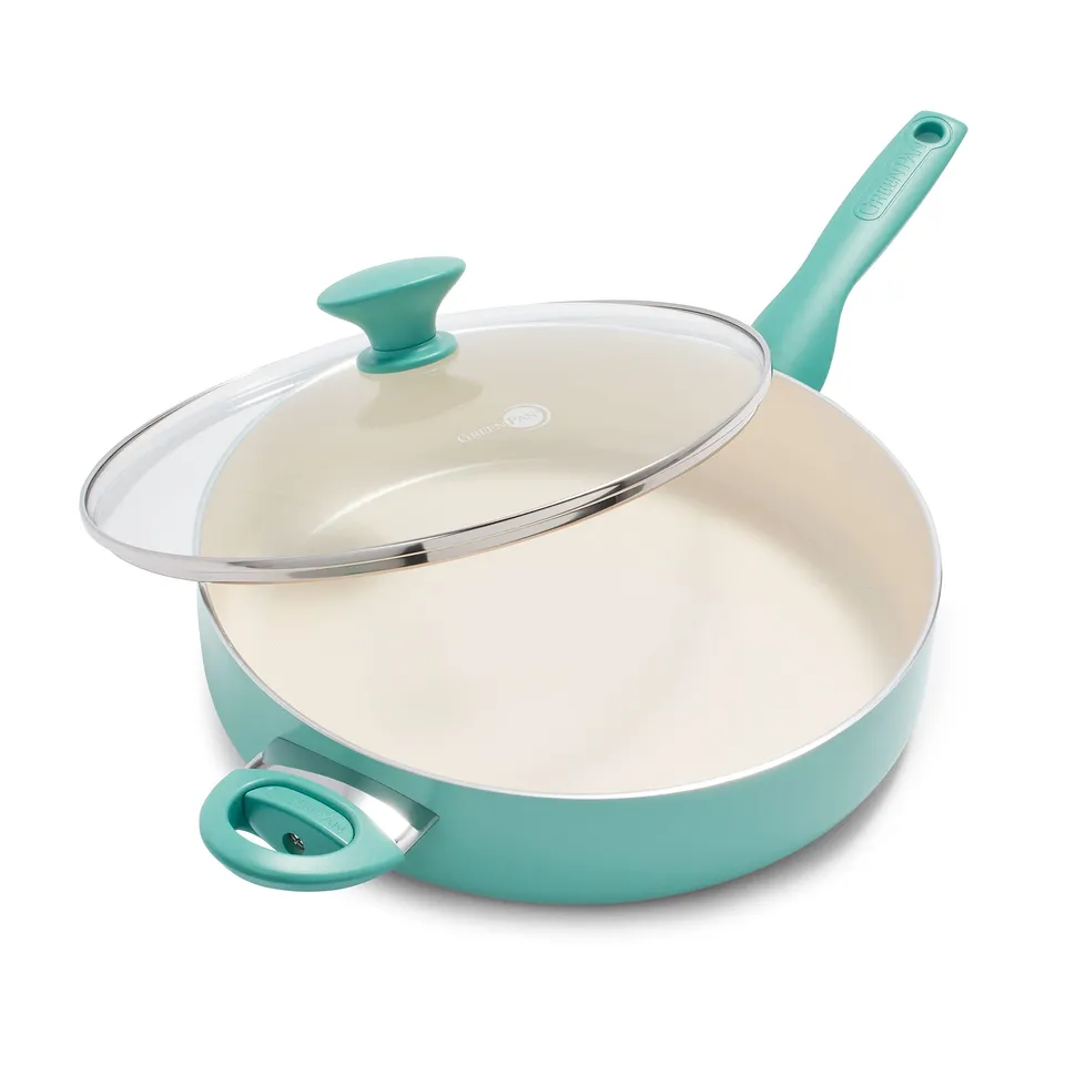 greenpan-rio-schmorpfanne-30-cm-4-8-liter-mit-glasdeckel-keramische-antihaftbesc image 1