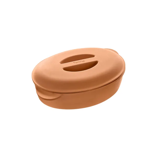 berndes-b-terra-ton-br-ter-38x25-cm-mit-deckel-6-liter-handgefertigte-terrakotta image 1
