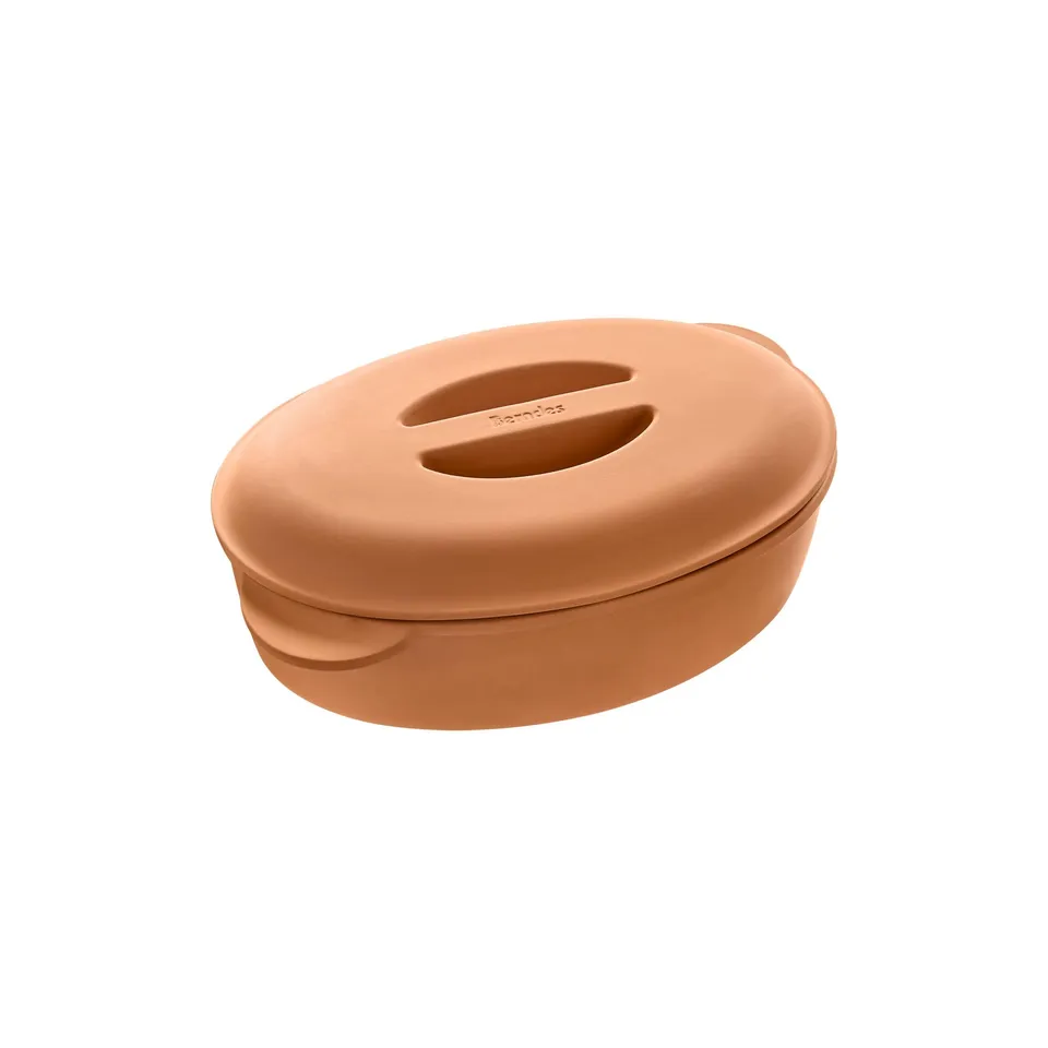 berndes-b-terra-ton-br-ter-38x25-cm-mit-deckel-6-liter-handgefertigte-terrakotta image 1