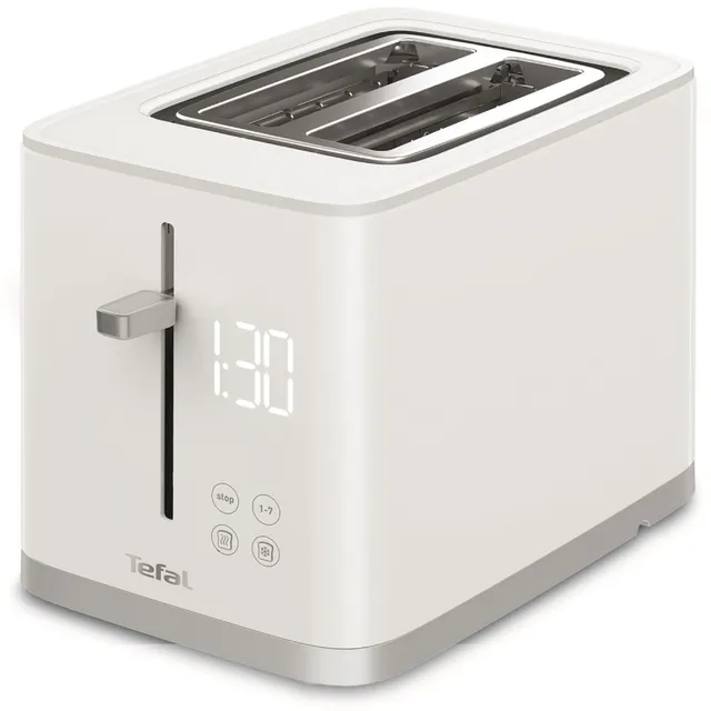 tefal-tt6931-sense-toaster-mit-digitaldisplay-7-br-unungsstufen-countdown-auftau image 1