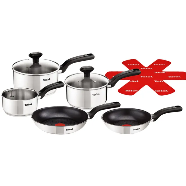 tefal-comfort-max-g726sb04-11-teiliges-kochgeschirr-set-edelstahl-mit-titan-anti image 1