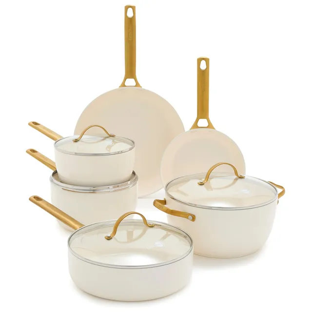 greenpan-reserve-harteloxiertes-keramik-antihaft-kochtopf-set-10-teilig-bratpfan image 1