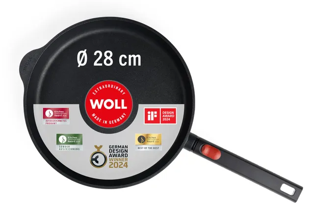 woll-eco-logic-qxr-guss-flachpfanne-28-cm-pfas-frei-abnehmbarer-stiel-induktions image 1