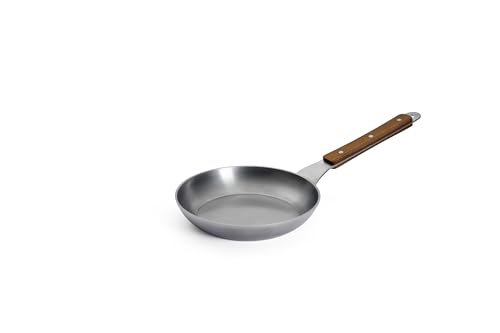 woll-carbon-steel-flachpfanne-20-cm-pfas-freie-karbonstahlpfanne-mit-holzstiel-i image 6