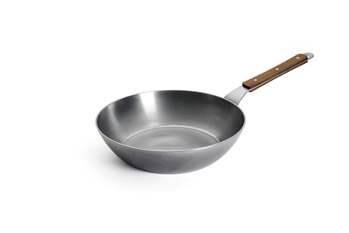 woll-carbon-steel-hochrandpfanne-28-cm-mit-holzstiel-pfas-freie-induktionsgeeign image 6