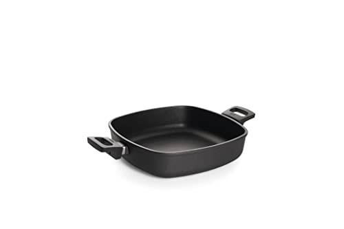 woll-nowo-titanium-gusseisenpfanne-viereckig-induktion-28x28-cm-mit-2-seitengrif image 5