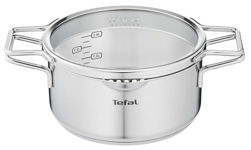 tefal-nordica-kochtopf-20-cm-mit-glasdeckel-edelstahl-mit-doppelgriffen-robuster image 7