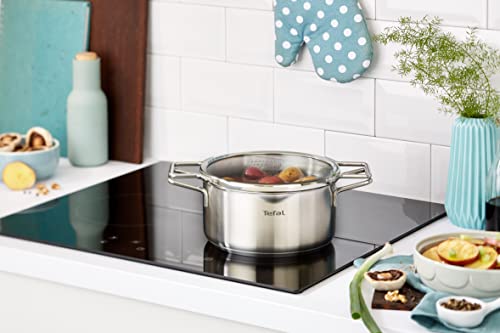 tefal-nordica-kochtopf-20-cm-mit-glasdeckel-edelstahl-mit-doppelgriffen-robuster image 8