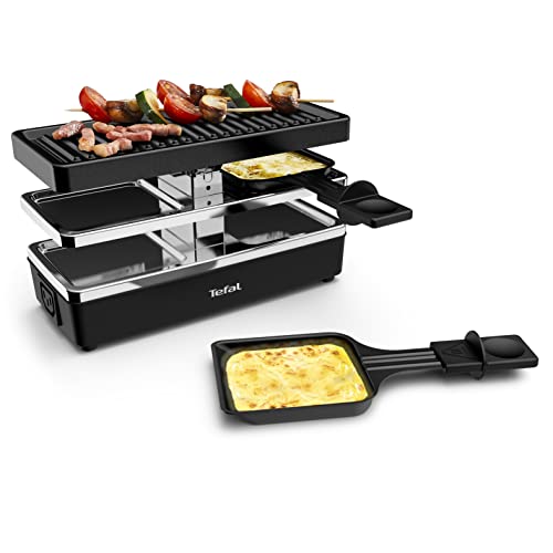 tefal-plug-share-raclette-re2308-f-r-2-personen-400-watt-2-pf-nnchen-grillplatte image 6
