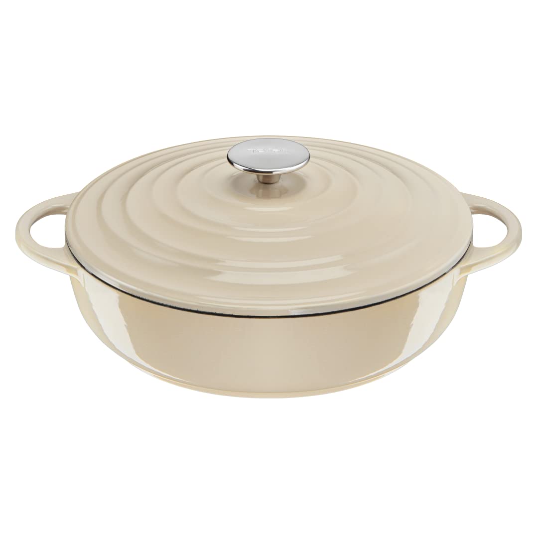 tefal-lov-servierpfanne-28-cm-gusseisen-aus-97-wiedergewonnenem-eisen-emaille-in image 1