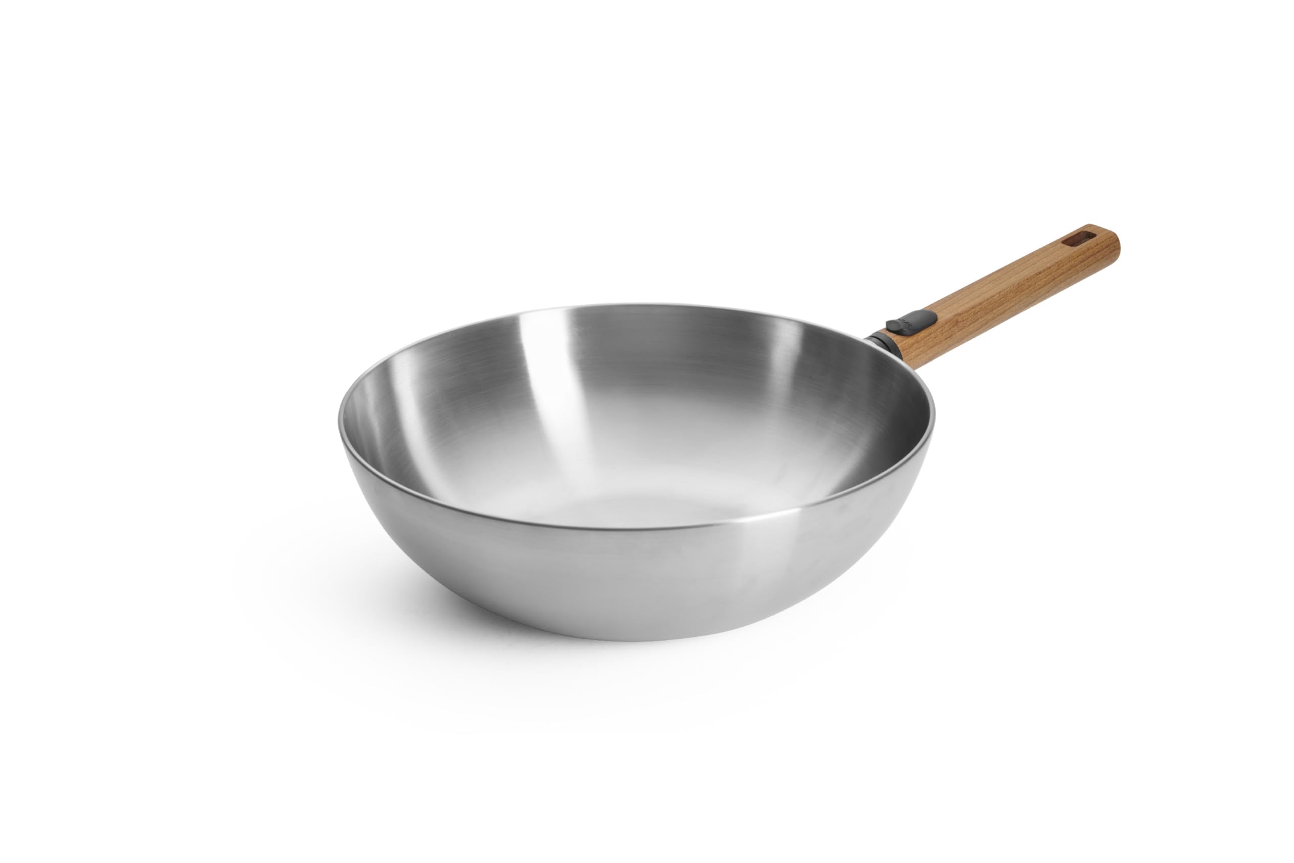 woll-logic-steel-wok-und-r-hrpfanne-30-cm-10-cm-hoch-edelstahl-unbeschichtet-pfa image 1