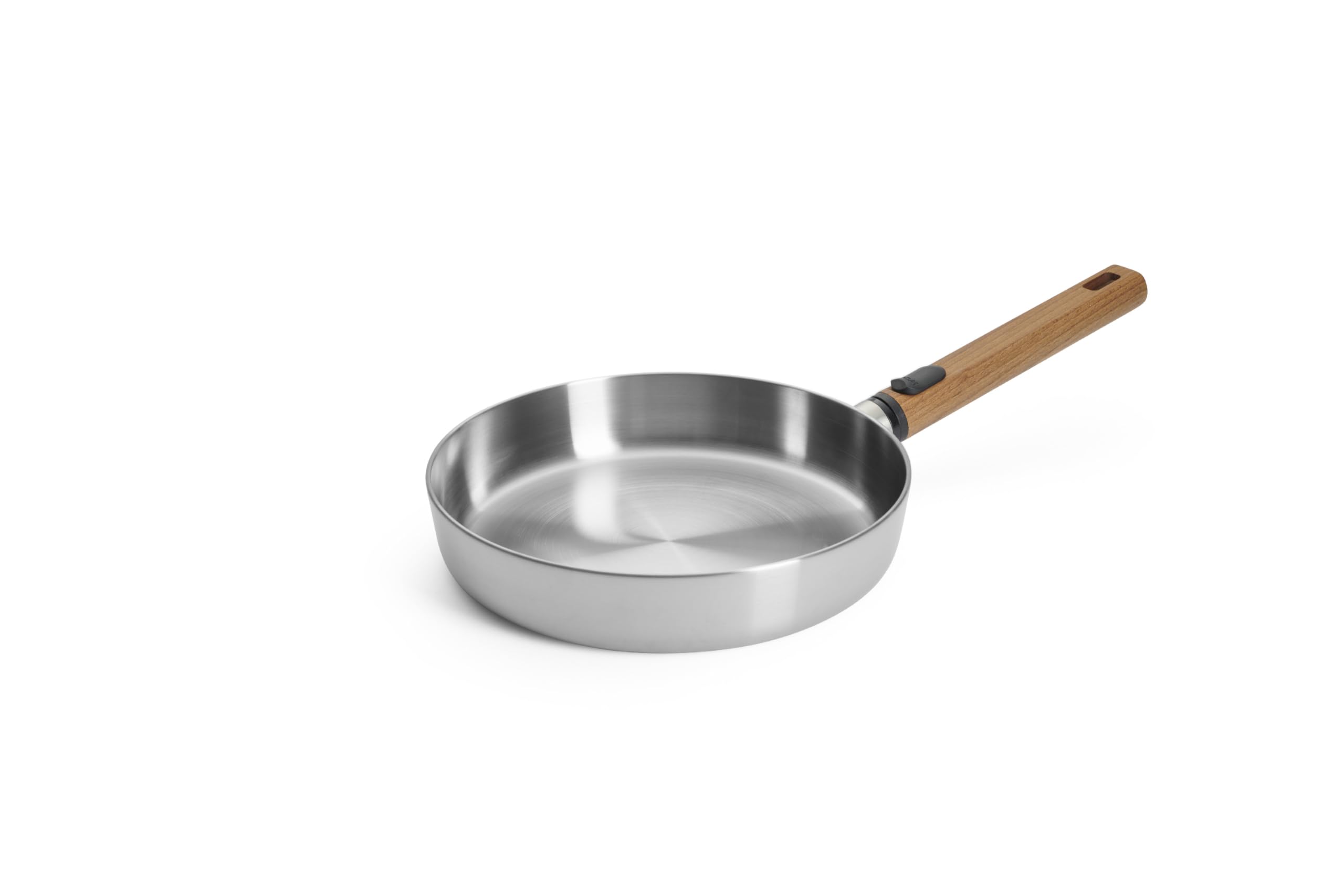 woll-logic-steel-flachpfanne-20-cm-mit-abnehmbarem-nachhaltigem-holzstiel-unbesc image 7