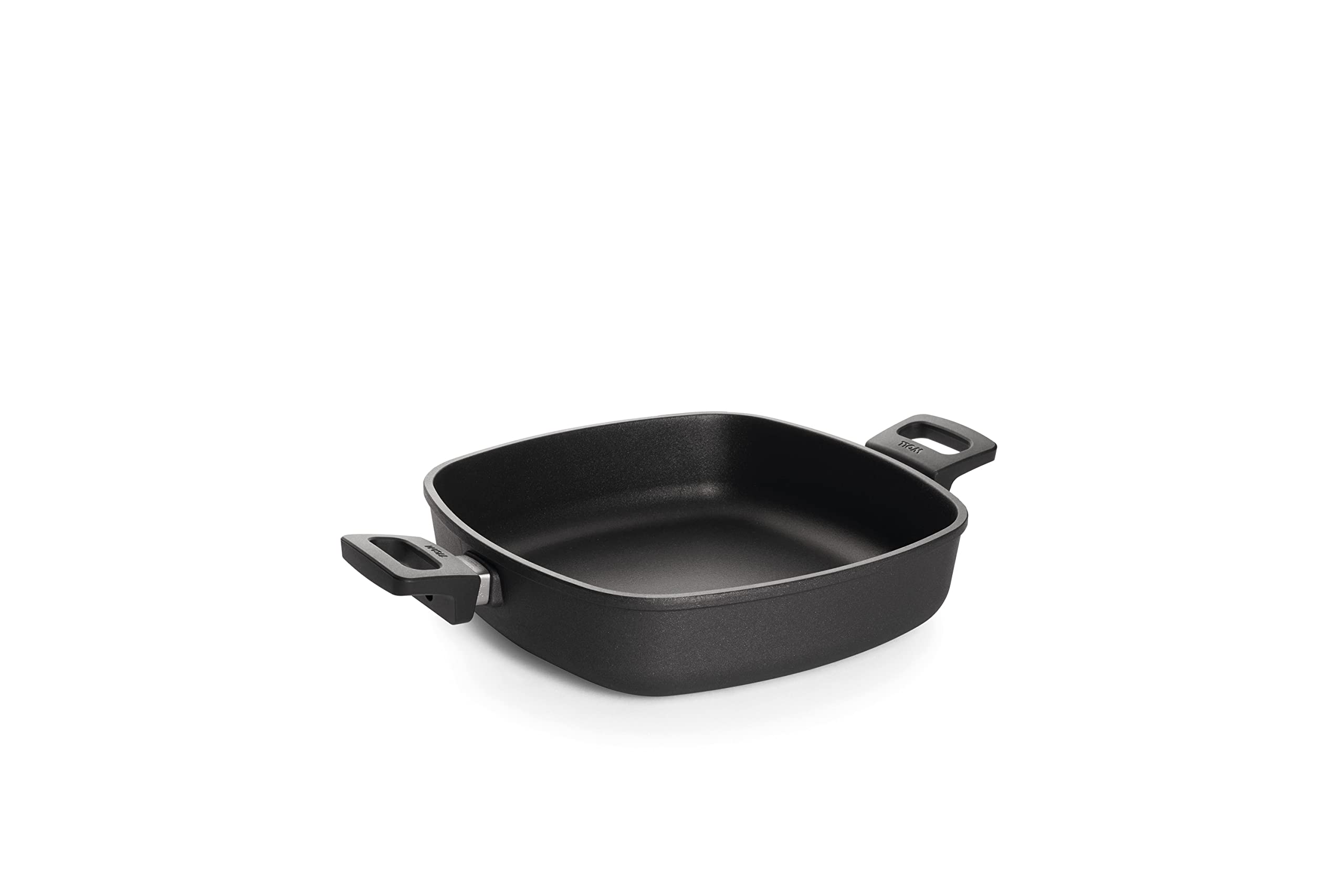 woll-nowo-titanium-gusspfanne-viereckig-28x28-cm-7-cm-hoch-2-seitengriffe-titani image 1