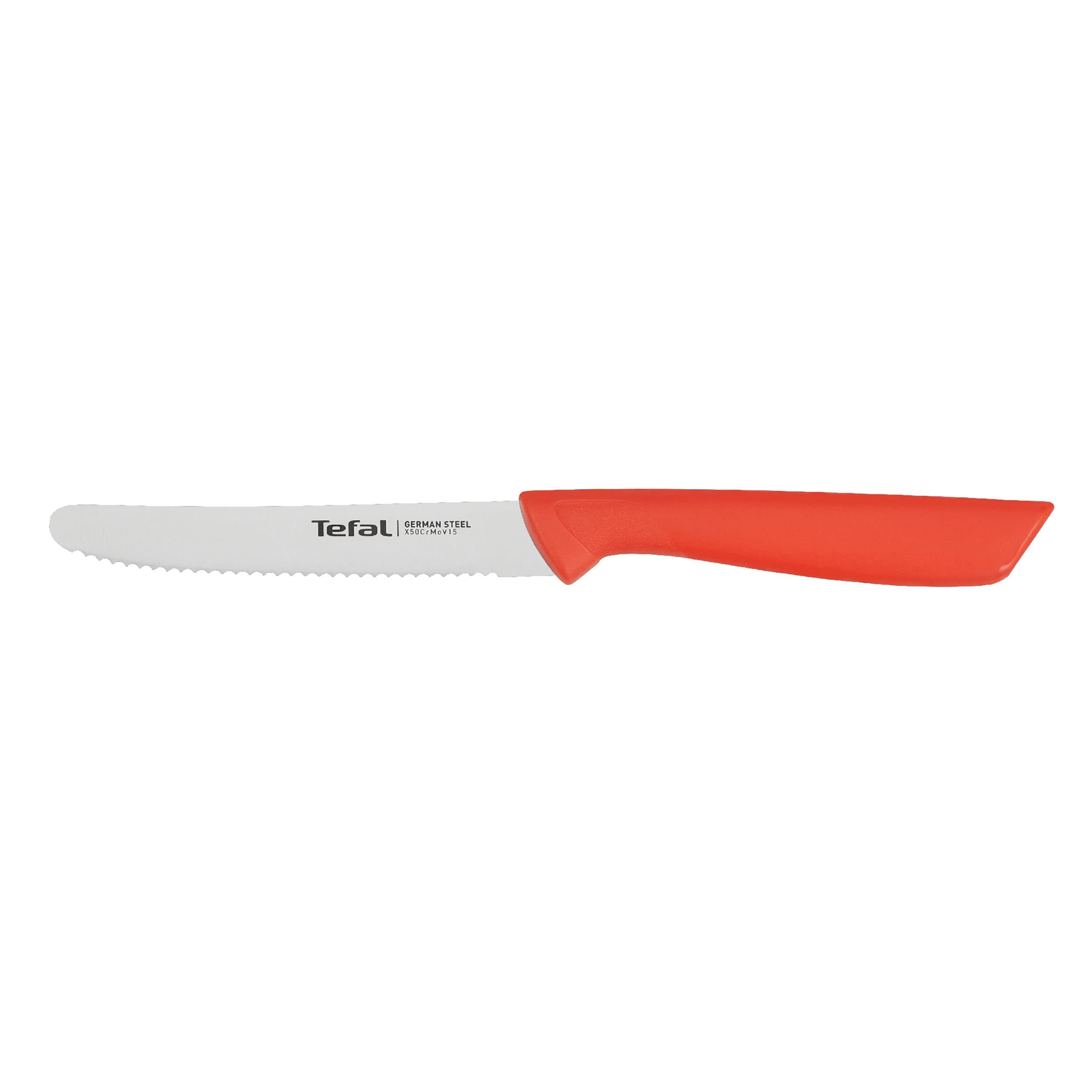 tefal-k27303-colorfood-universalmesser-10-cm-gezahnt-deutscher-edelstahl-korrosi image 1