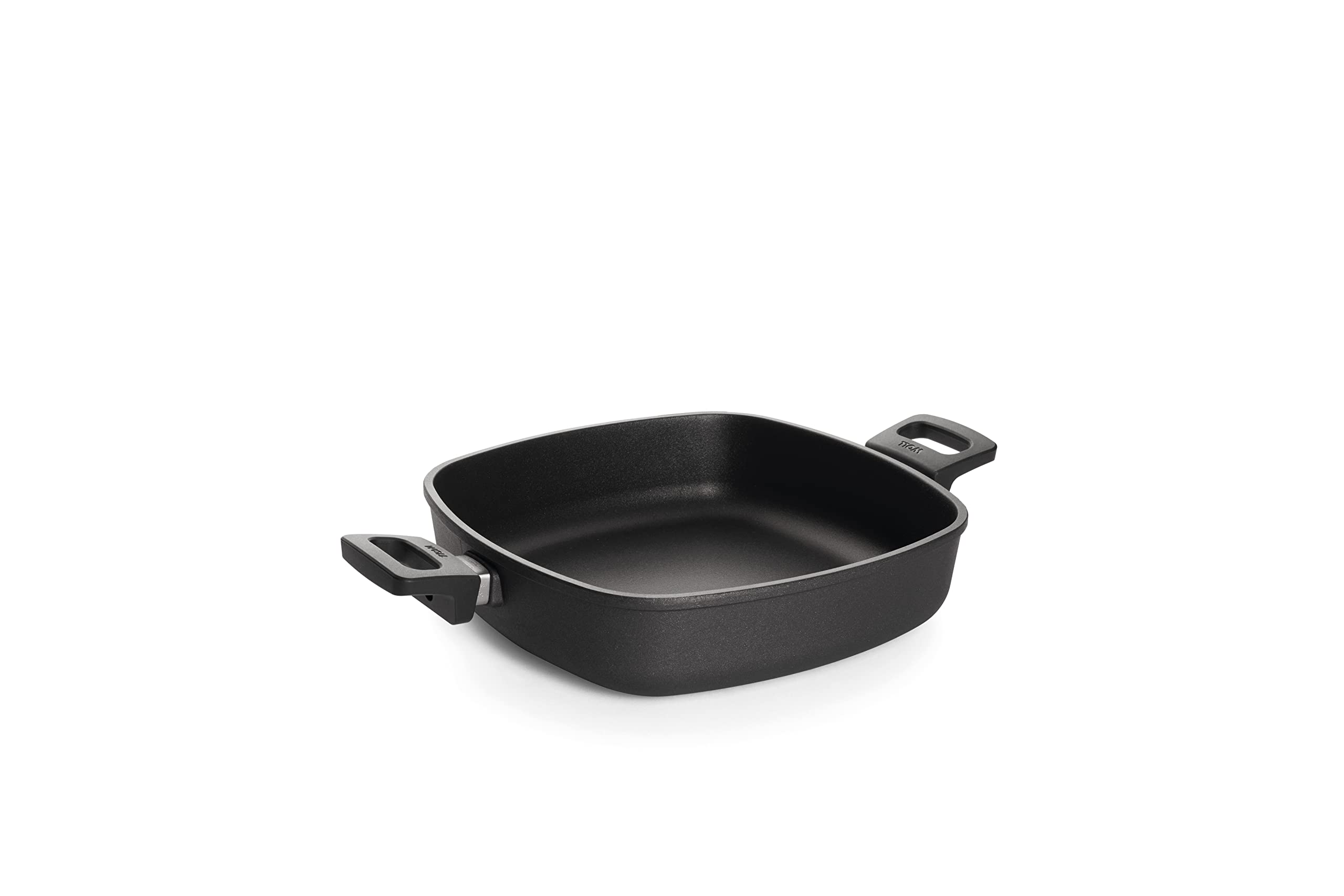 woll-nowo-titanium-gusseisenpfanne-viereckig-induktion-28x28-cm-mit-2-seitengrif image 1