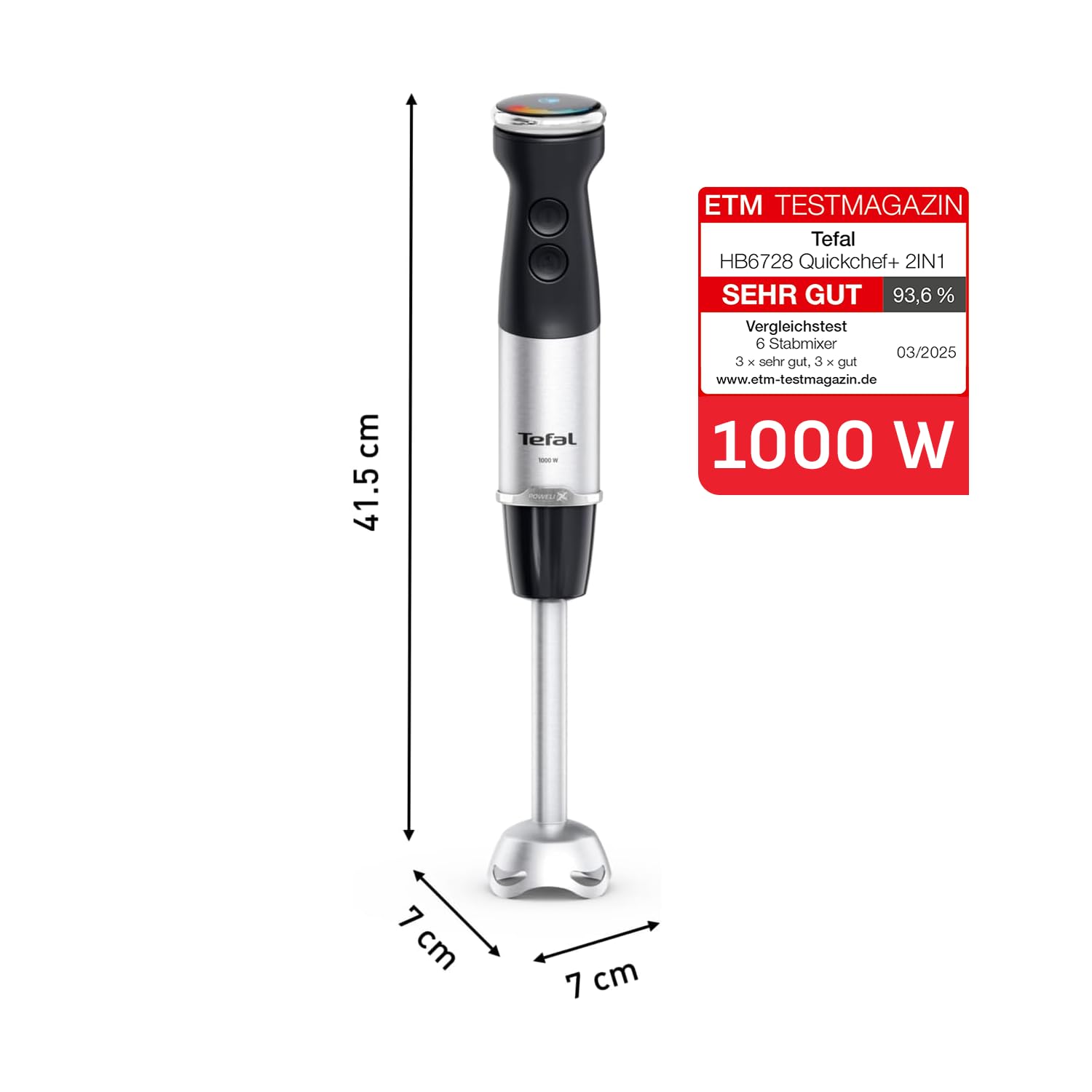tefal-quickchef-hb672830-2-in-1-stabmixer-und-zerkleinerer-1000-w-silence-modus- image 4